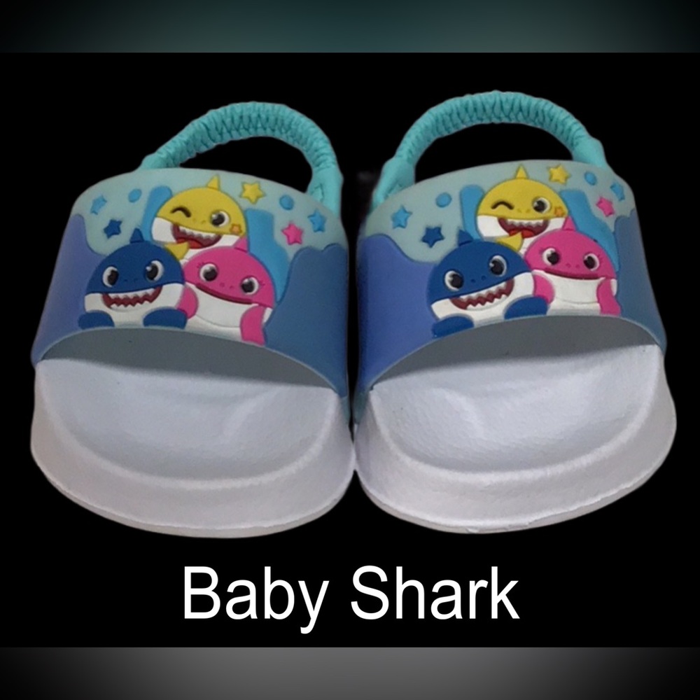 Pinkfong Baby Shark Infant‎ Sandal Slide, Size 2